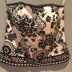White House Black Market Strapless Bustier Size 6